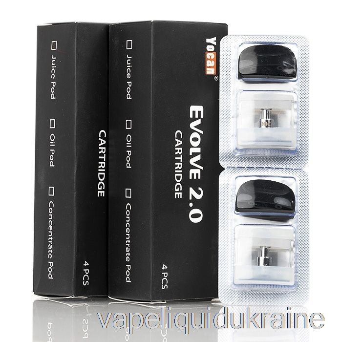 Vape Liquid Ukraine YoCan Evolve 2.0 Refillable Replacement Pods Concentrate Pods